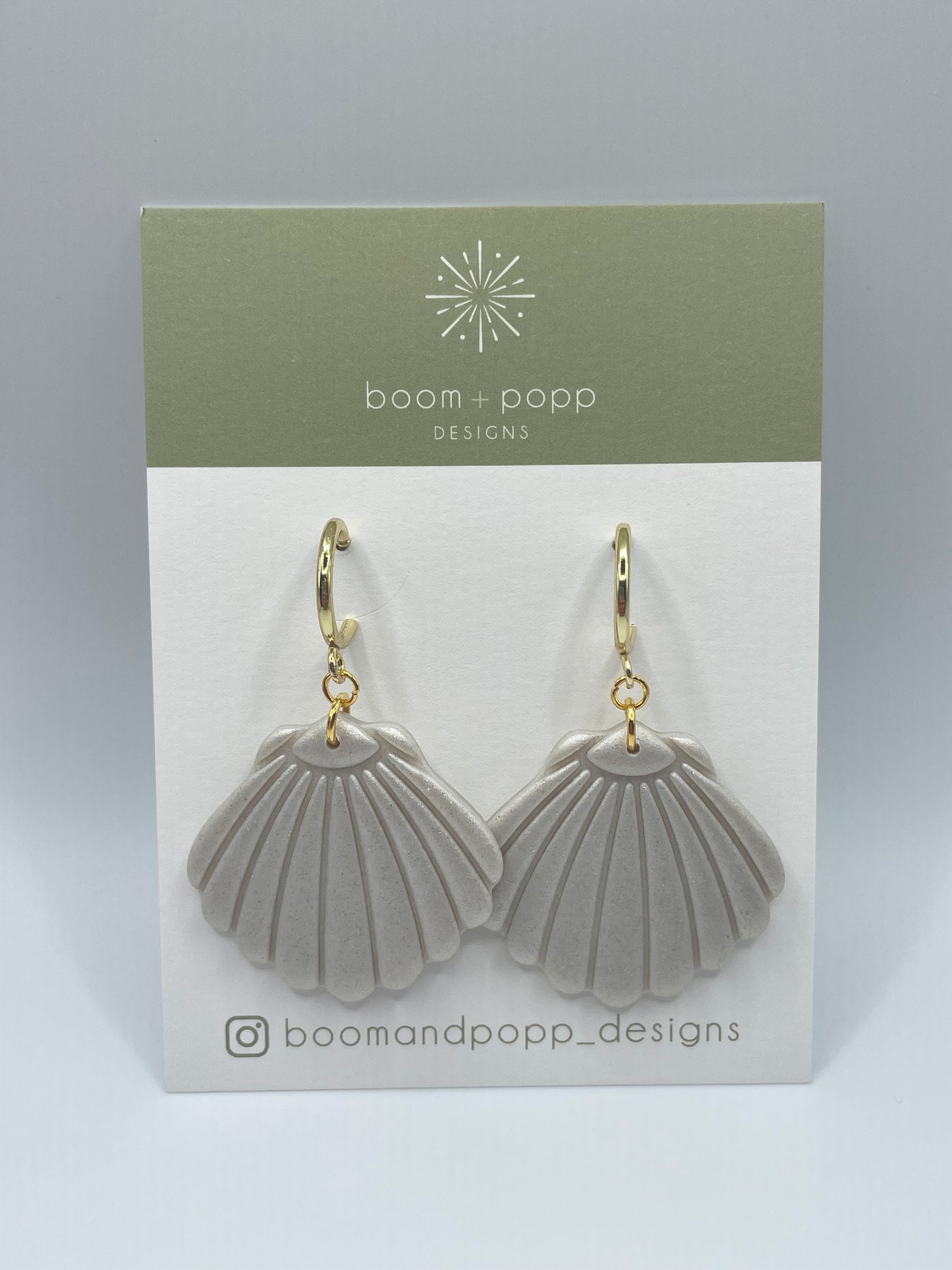 Shell Yeah! Large Hoops