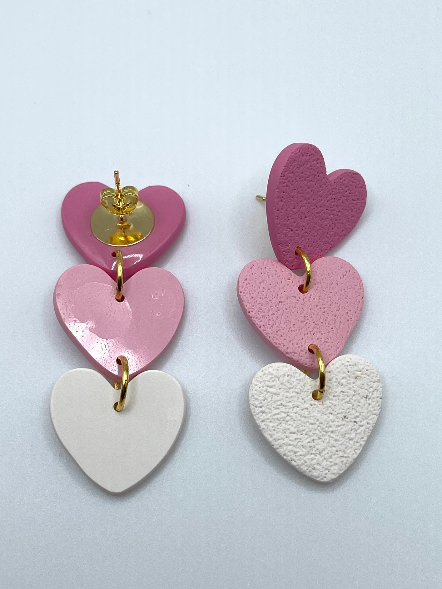 3 Heart Dangles